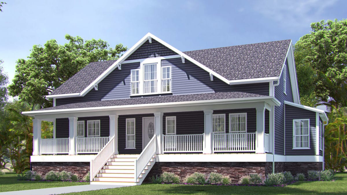 The Madelyn House Pacific Blue Render